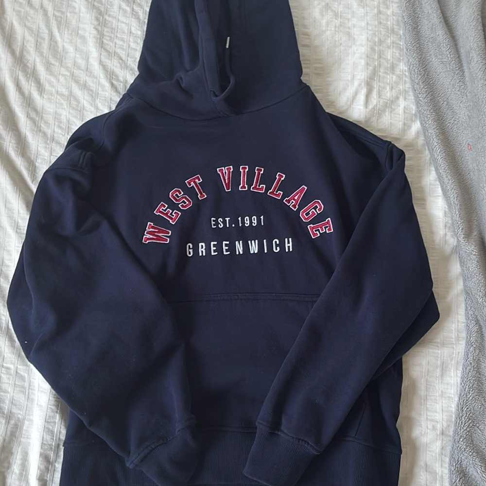 Garage Navy Oversized Hoodie